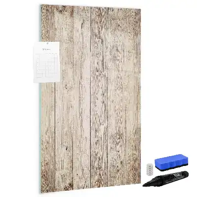 Lavagna magnetica cancellabile a secco con cornice in legno
