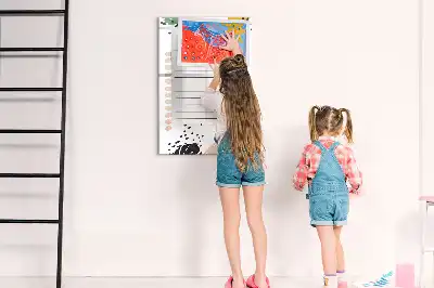 Lavagna magnetica cancellabile a secco con design lista delle cose da fare