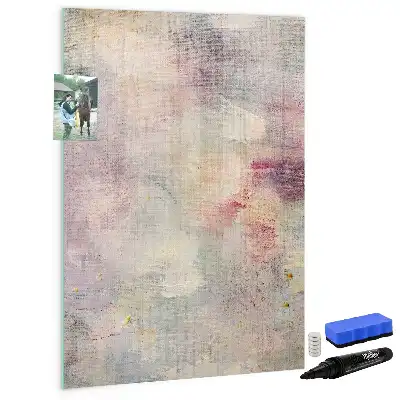 Lavagna magnetica cancellabile a secco motivo macchie di pittura