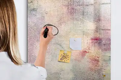 Lavagna magnetica cancellabile a secco motivo macchie di pittura