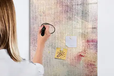 Lavagna magnetica cancellabile a secco motivo macchie di pittura