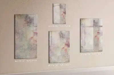 Lavagna magnetica cancellabile a secco motivo macchie di pittura