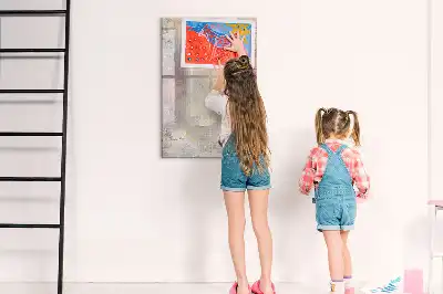 Lavagna magnetica cancellabile a secco motivo macchie di pittura