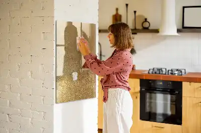 Lavagna magnetica cancellabile a secco in tessuto decorativo