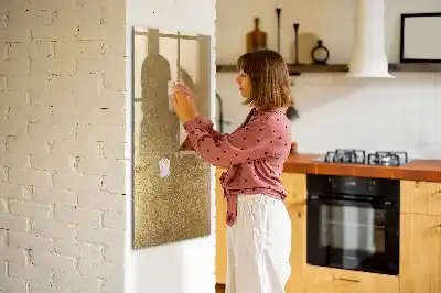 Lavagna magnetica cancellabile a secco in tessuto decorativo