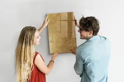 Lavagna magnetica cancellabile a secco in tessuto decorativo