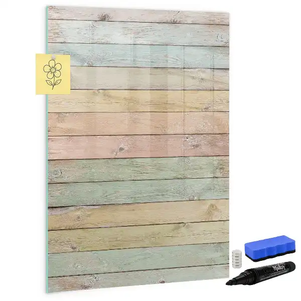 Lavagna magnetica cancellabile a secco color pastello Assi