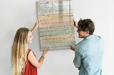 Lavagna magnetica cancellabile a secco color pastello Assi