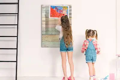 Lavagna magnetica cancellabile a secco color pastello Assi