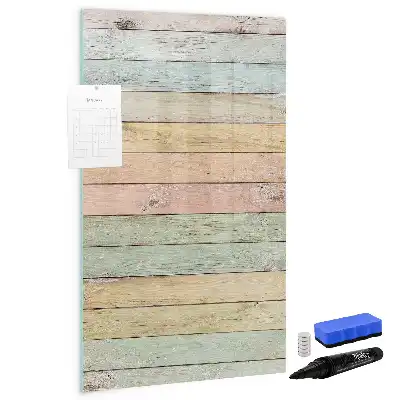 Lavagna magnetica cancellabile a secco color pastello Assi