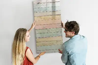 Lavagna magnetica cancellabile a secco color pastello Assi