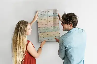 Lavagna magnetica cancellabile a secco color pastello Assi