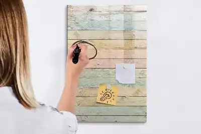 Lavagna magnetica cancellabile a secco color pastello Assi