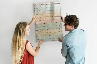 Lavagna magnetica cancellabile a secco color pastello Assi