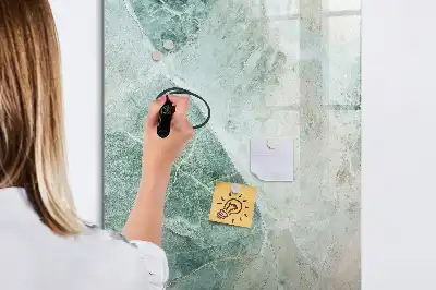 Lavagna magnetica cancellabile a secco effetto marmo di pietra