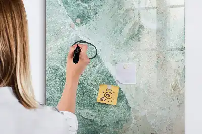 Lavagna magnetica cancellabile a secco effetto marmo di pietra