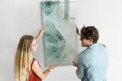 Lavagna magnetica cancellabile a secco effetto marmo di pietra