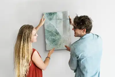 Lavagna magnetica cancellabile a secco effetto marmo di pietra