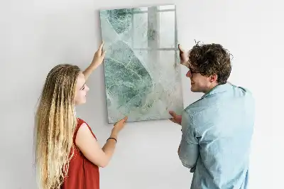 Lavagna magnetica cancellabile a secco effetto marmo di pietra
