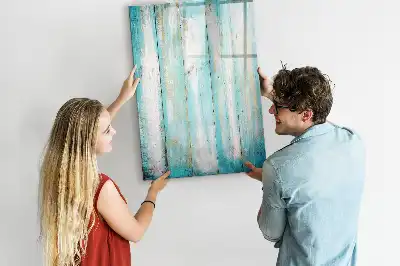 Lavagna magnetica cancellabile a secco effetto legno vintage