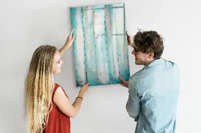 Lavagna magnetica cancellabile a secco effetto legno vintage