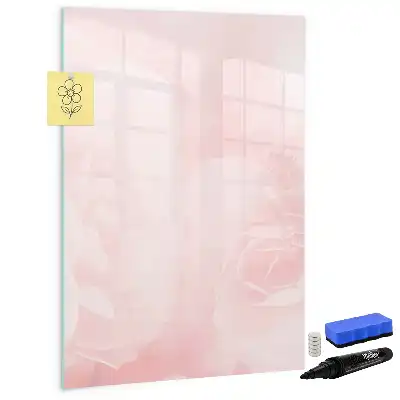 Lavagna magnetica cancellabile a secco modello Rose