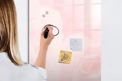 Lavagna magnetica cancellabile a secco modello Rose