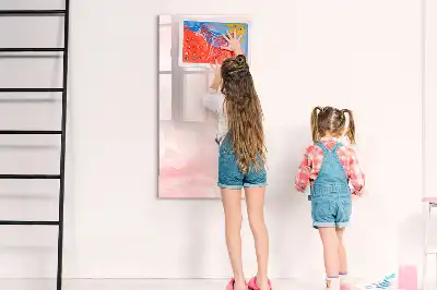 Lavagna magnetica cancellabile a secco modello Rose