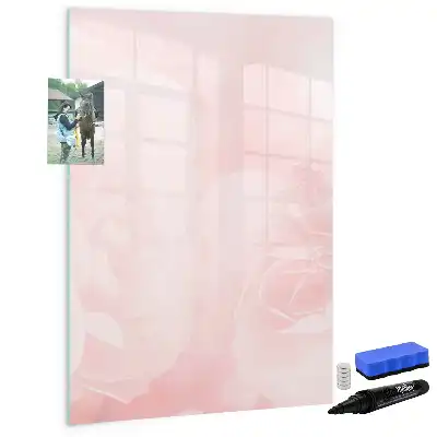 Lavagna magnetica cancellabile a secco modello Rose