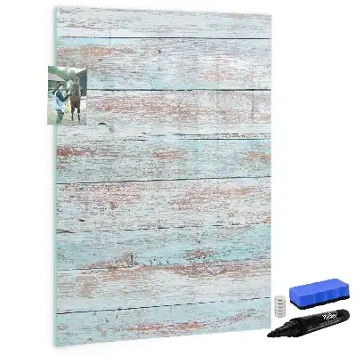 Lavagna magnetica cancellabile a secco modello Assi color pastello
