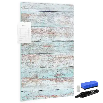 Lavagna magnetica cancellabile a secco modello Assi color pastello