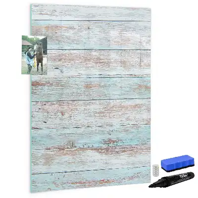 Lavagna magnetica cancellabile a secco modello Assi color pastello
