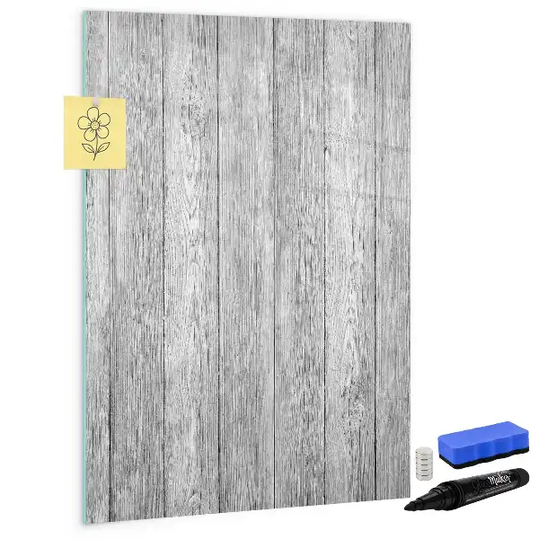 Lavagna magnetica cancellabile a secco con cornice in legno