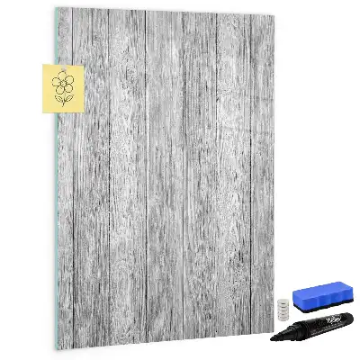 Lavagna magnetica cancellabile a secco con cornice in legno