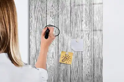 Lavagna magnetica cancellabile a secco con cornice in legno