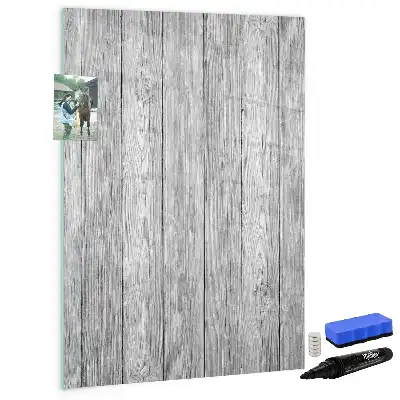 Lavagna magnetica cancellabile a secco con cornice in legno