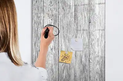 Lavagna magnetica cancellabile a secco con cornice in legno