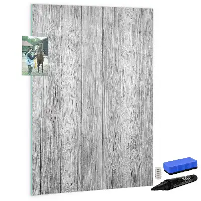 Lavagna magnetica cancellabile a secco con cornice in legno