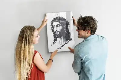 Lavagna magnetica cancellabile a secco con immagine di Gesù Cristo