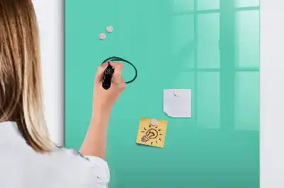 Lavagna magnetica cancellabile a secco colore turchese