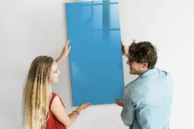 Lavagna magnetica cancellabile a secco azzurra