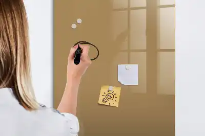 Lavagna magnetica cancellabile a secco color nocciola scuro