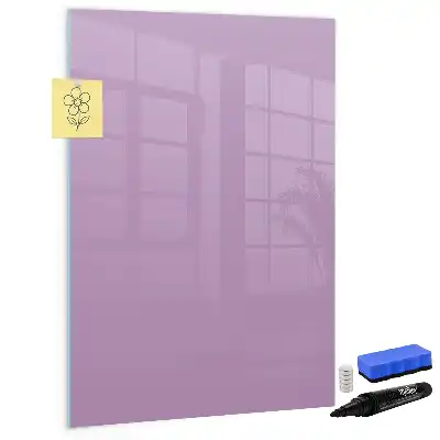 Lavagna magnetica cancellabile a secco colore lilla