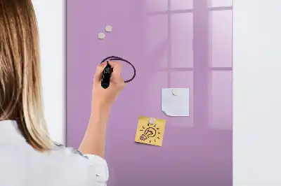 Lavagna magnetica cancellabile a secco colore lilla