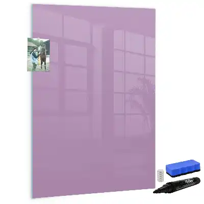 Lavagna magnetica cancellabile a secco colore lilla