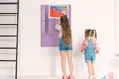 Lavagna magnetica cancellabile a secco colore lilla