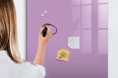 Lavagna magnetica cancellabile a secco colore lilla