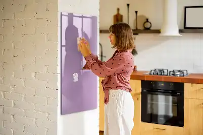 Lavagna magnetica cancellabile a secco colore lilla