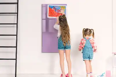 Lavagna magnetica cancellabile a secco colore lilla