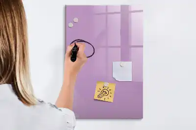 Lavagna magnetica cancellabile a secco colore lilla